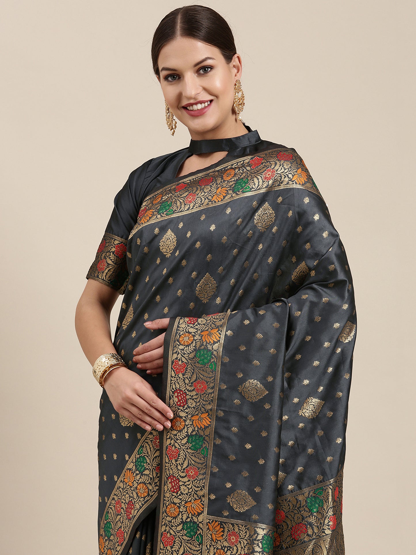 GREY PAKHI VOL.11 KANJEEVARAM