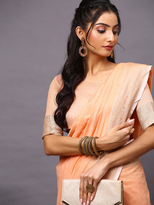 PEACH SIDNAZ VOL-2 SAREE