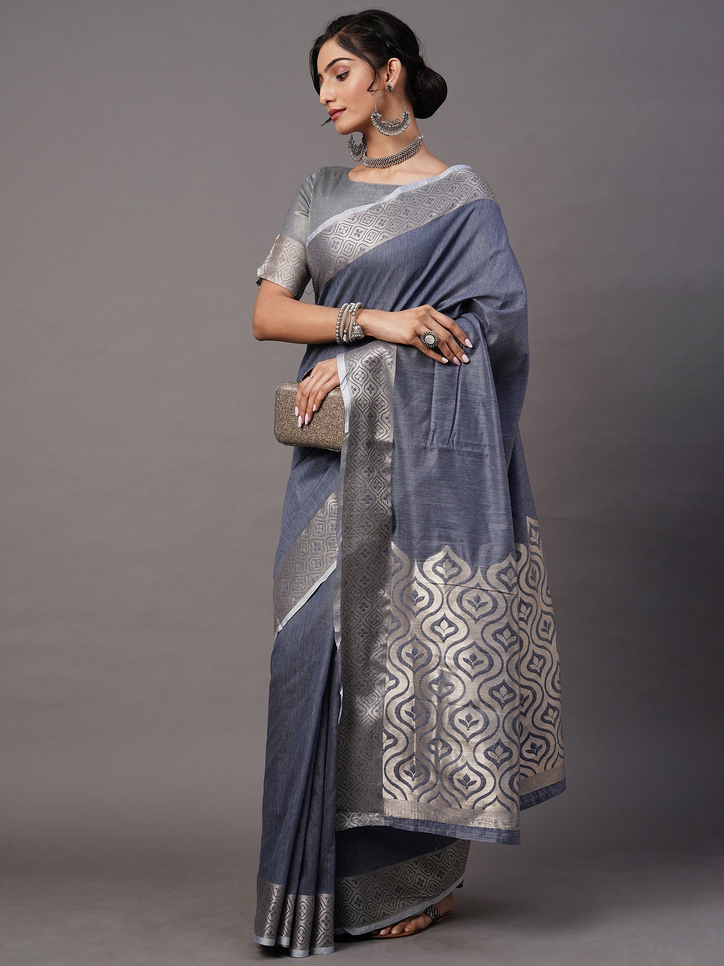 BLUE SIDNAZ VOL-2 SAREE