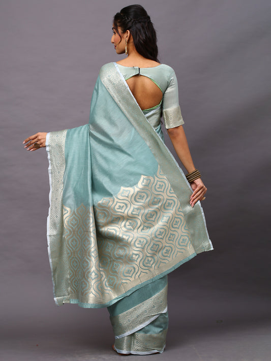 SEA GREEN SIDNAZ VOL-2 SAREE