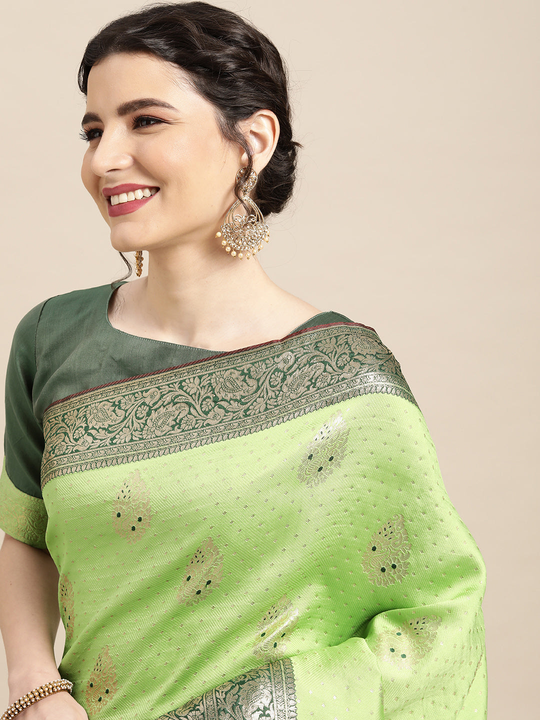 LIGHT GREEN DAVINA VOL.5 SILK