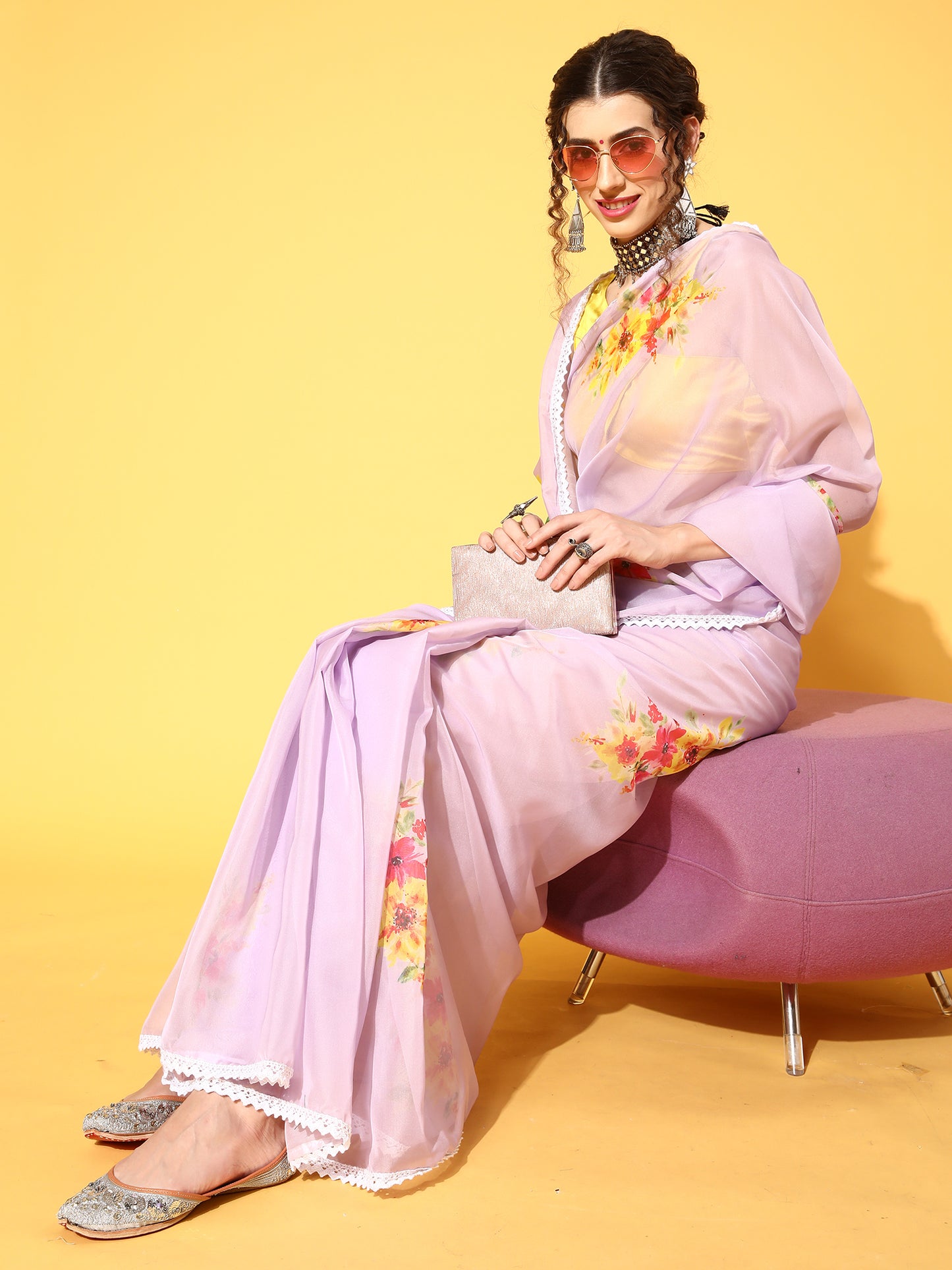 LAVENDAR AFREEN VOL.7 ORGANZA