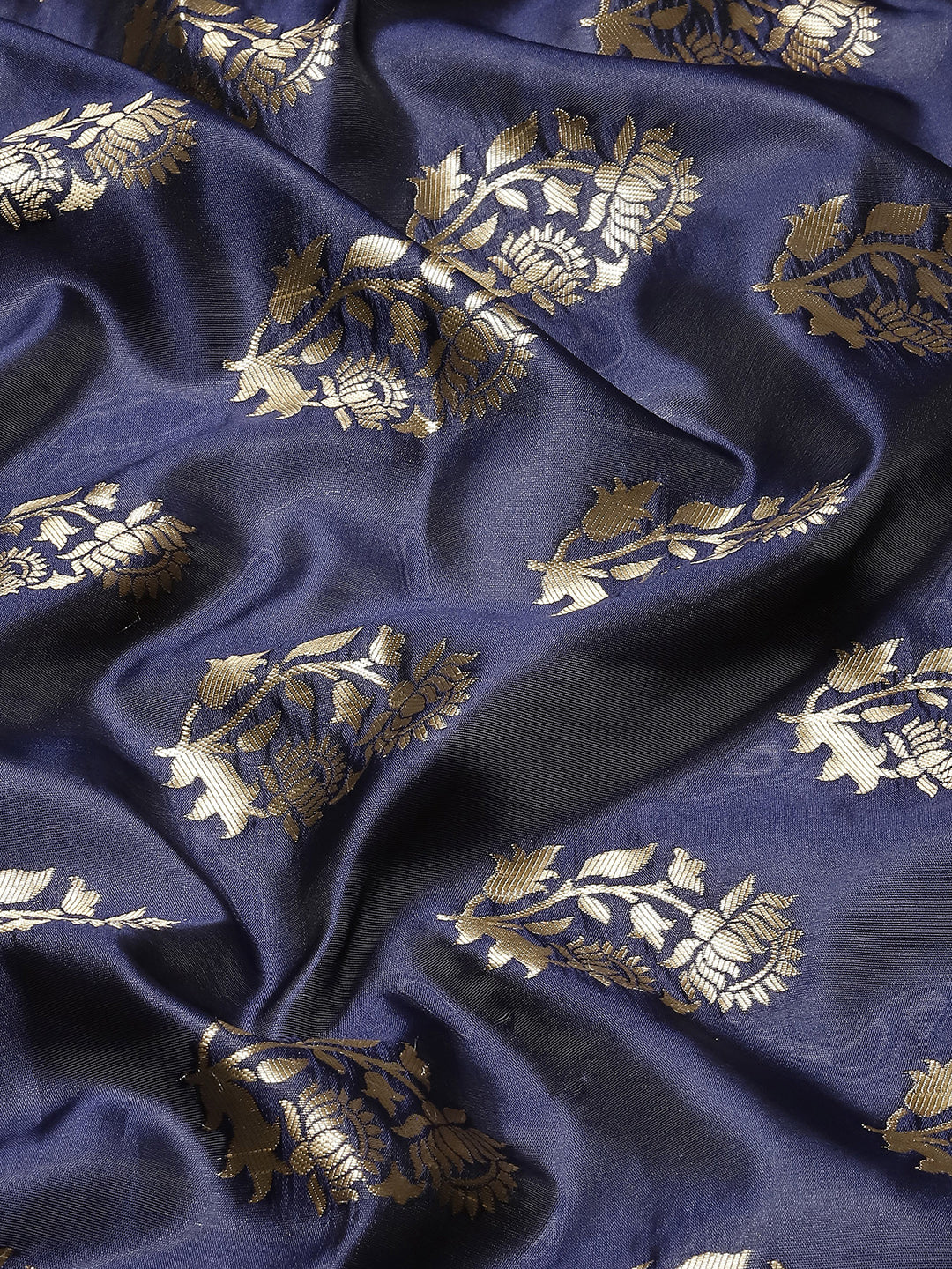 NAVY BLUE ALEENA SILK