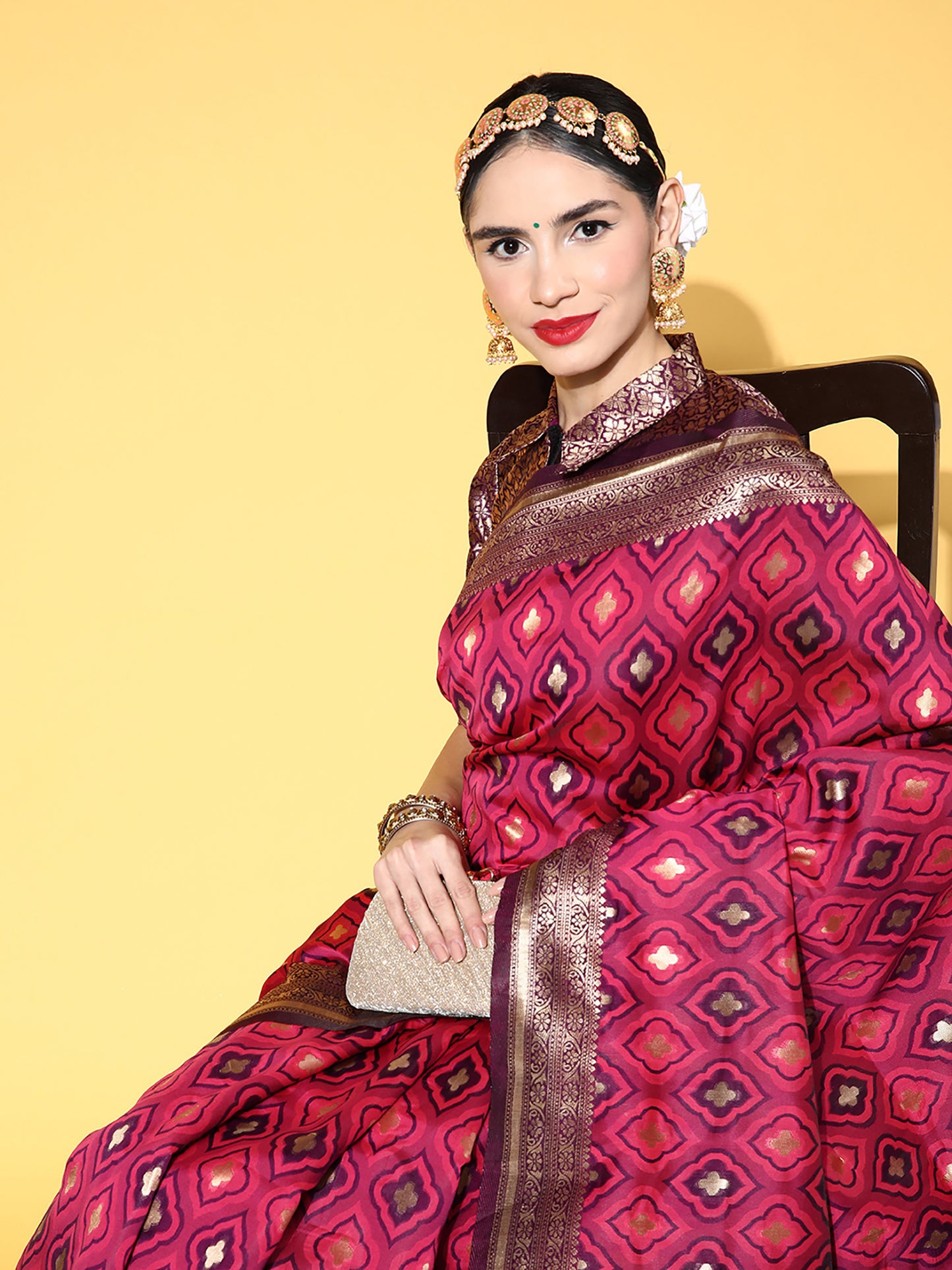 PINK DHARAMVARM DELUX - 259 SILK