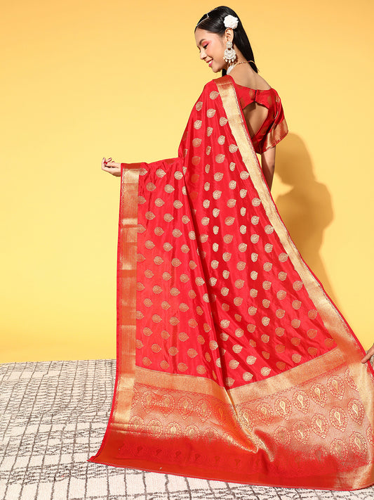 RED RAW SILK - 9030 SILK