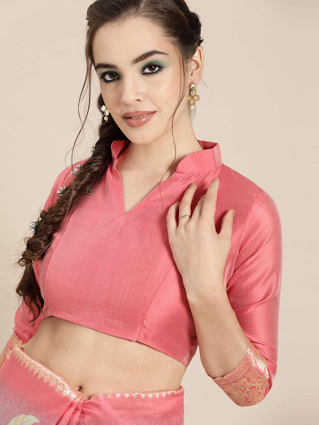 PINK KINAARA SILK