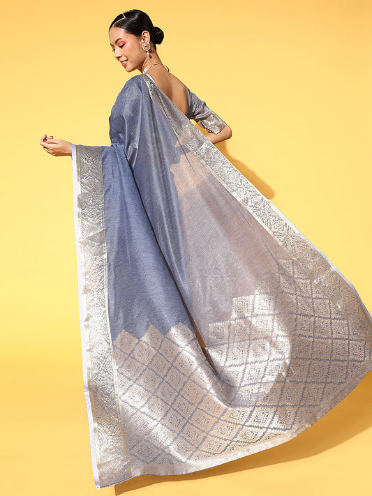 BLUE SIDNAZ SAREE
