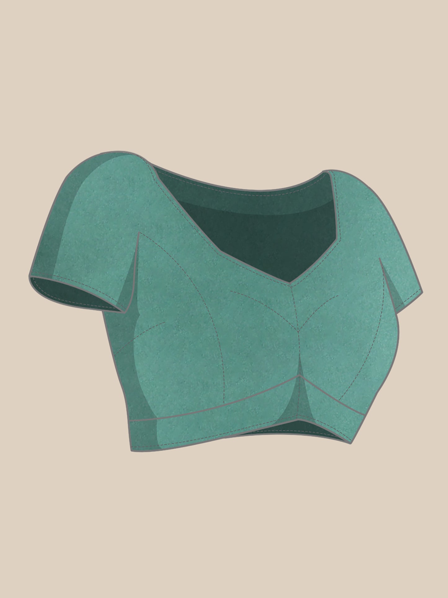 TEAL GREEN GLIMPS VOL.2 SILK