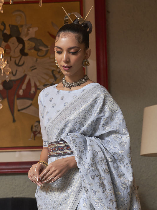 TURQUOISE KAFREEN SILK