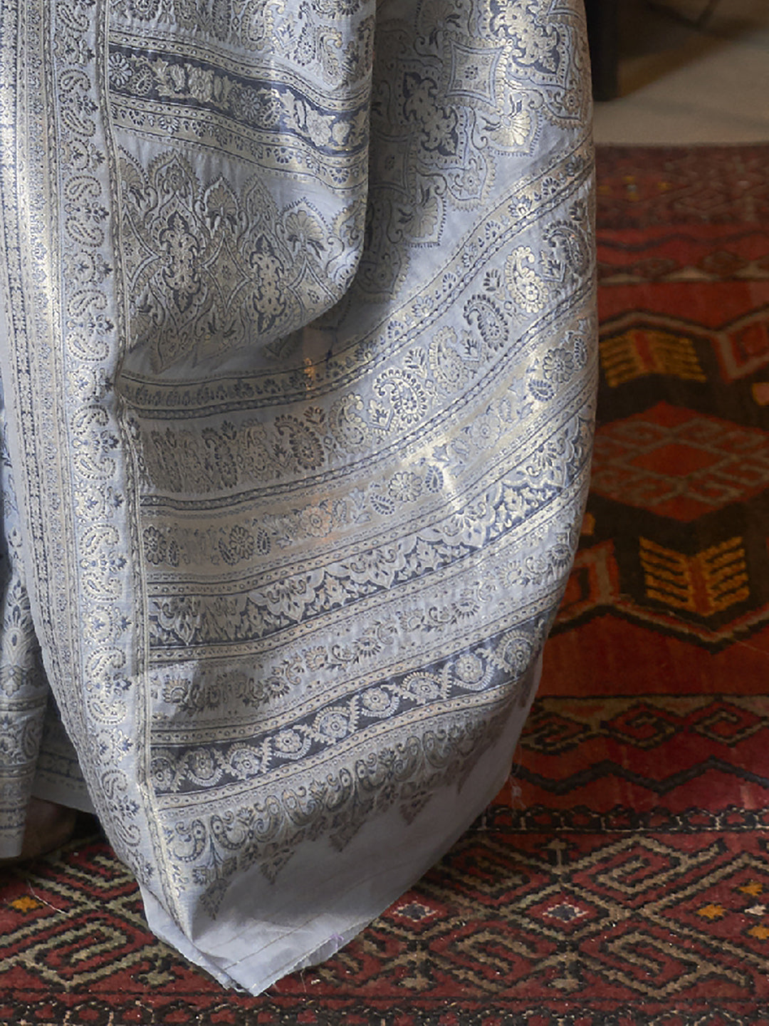 TURQUOISE KAFREEN SILK