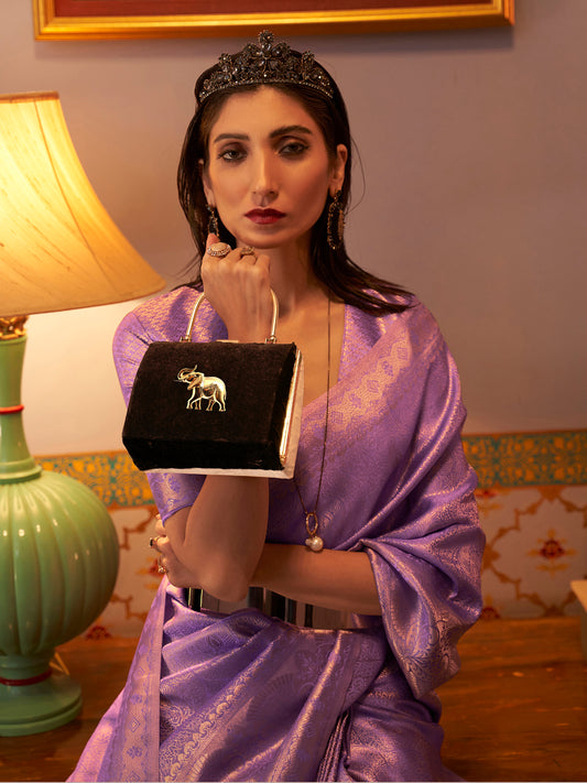 LAVENDAR KANUPAMA SILK SAREE