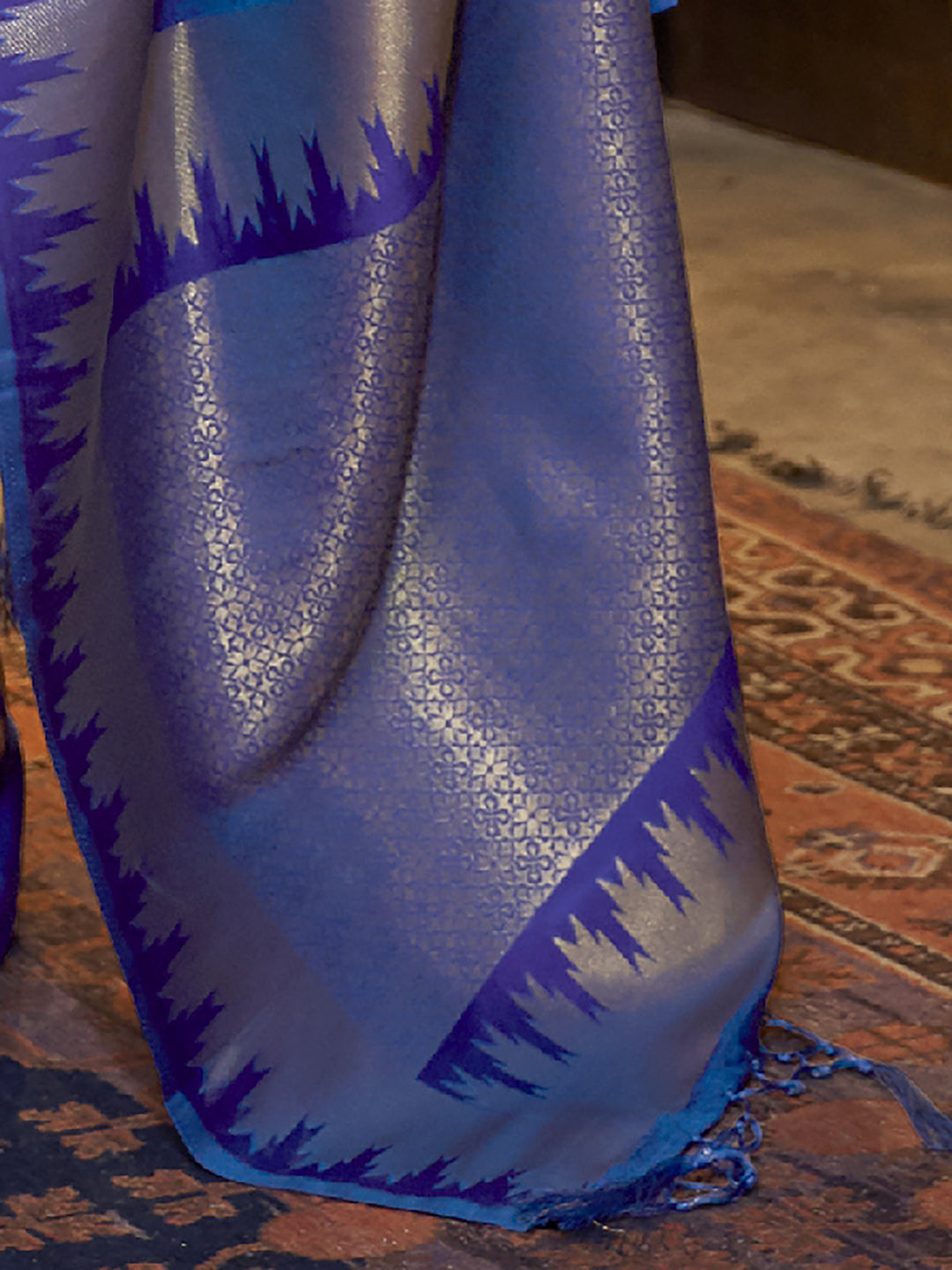 NAVY BLUE KARISSA SILK