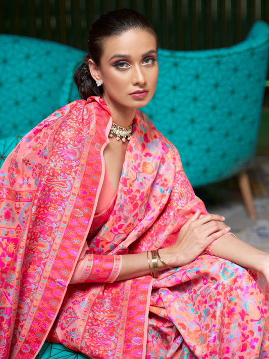 PINK KASHMIRA SILK COTTON