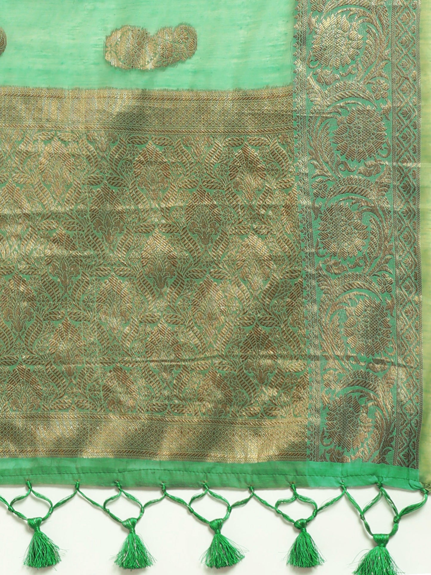 GREEN PURVA SILK