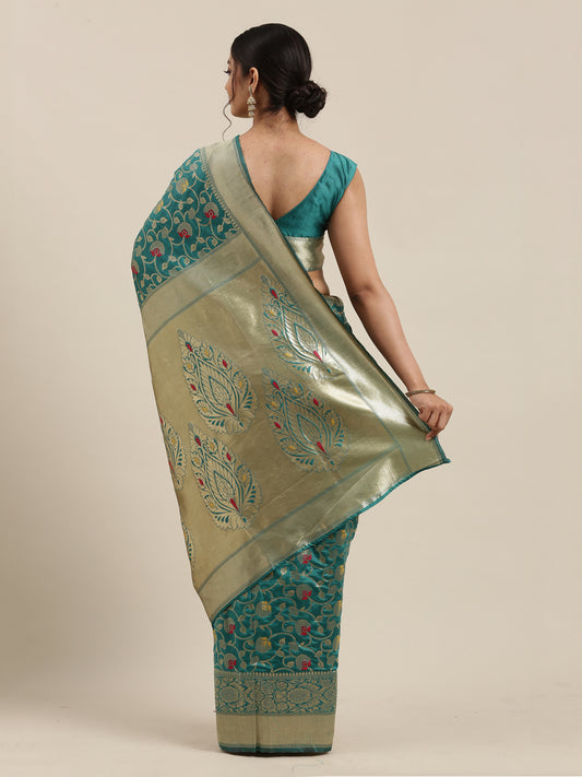 TEAL GREEN OREO SILK