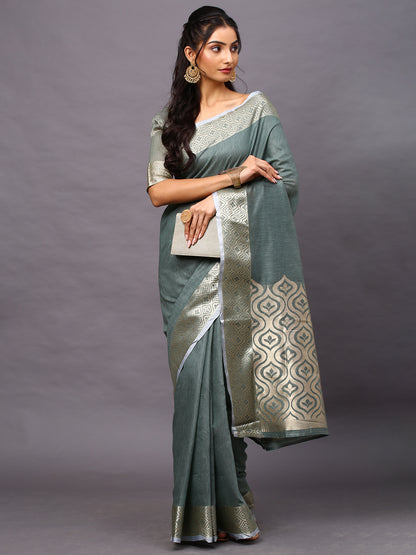 SEA GREEN SIDNAZ VOL-2 SAREE