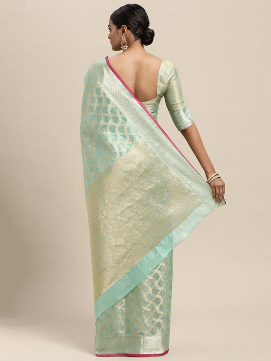 SEA GREEN PURVA VOL-3 SILK