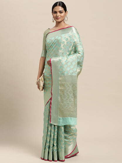 SEA GREEN PURVA VOL-3 SILK