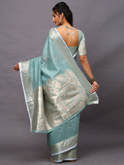 SEA GREEN SIDNAZ VOL-3 SAREE