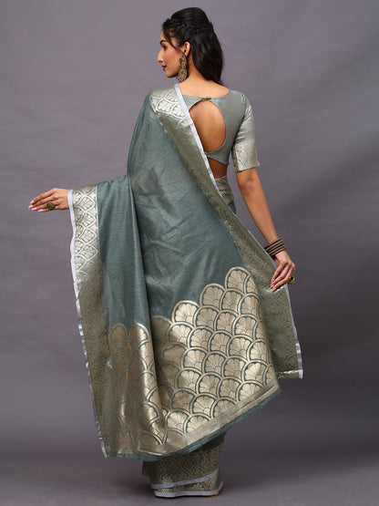 SEA GREEN SIDNAZ VOL-3 SAREE