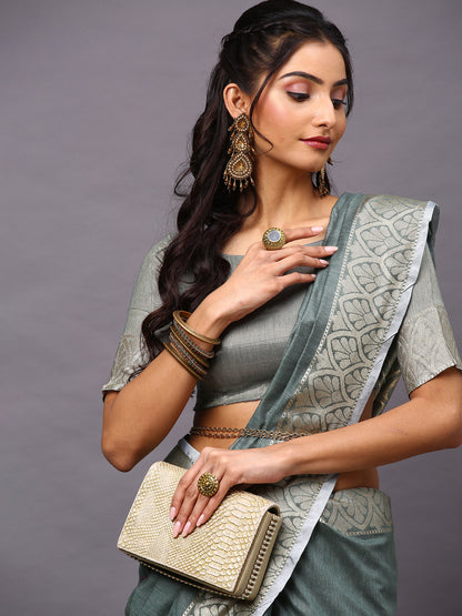 SEA GREEN SIDNAZ VOL-3 SAREE