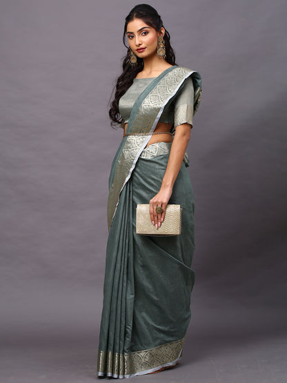 SEA GREEN SIDNAZ VOL-3 SAREE