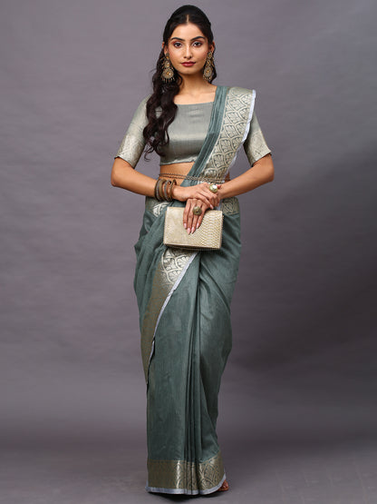 SEA GREEN SIDNAZ VOL-3 SAREE