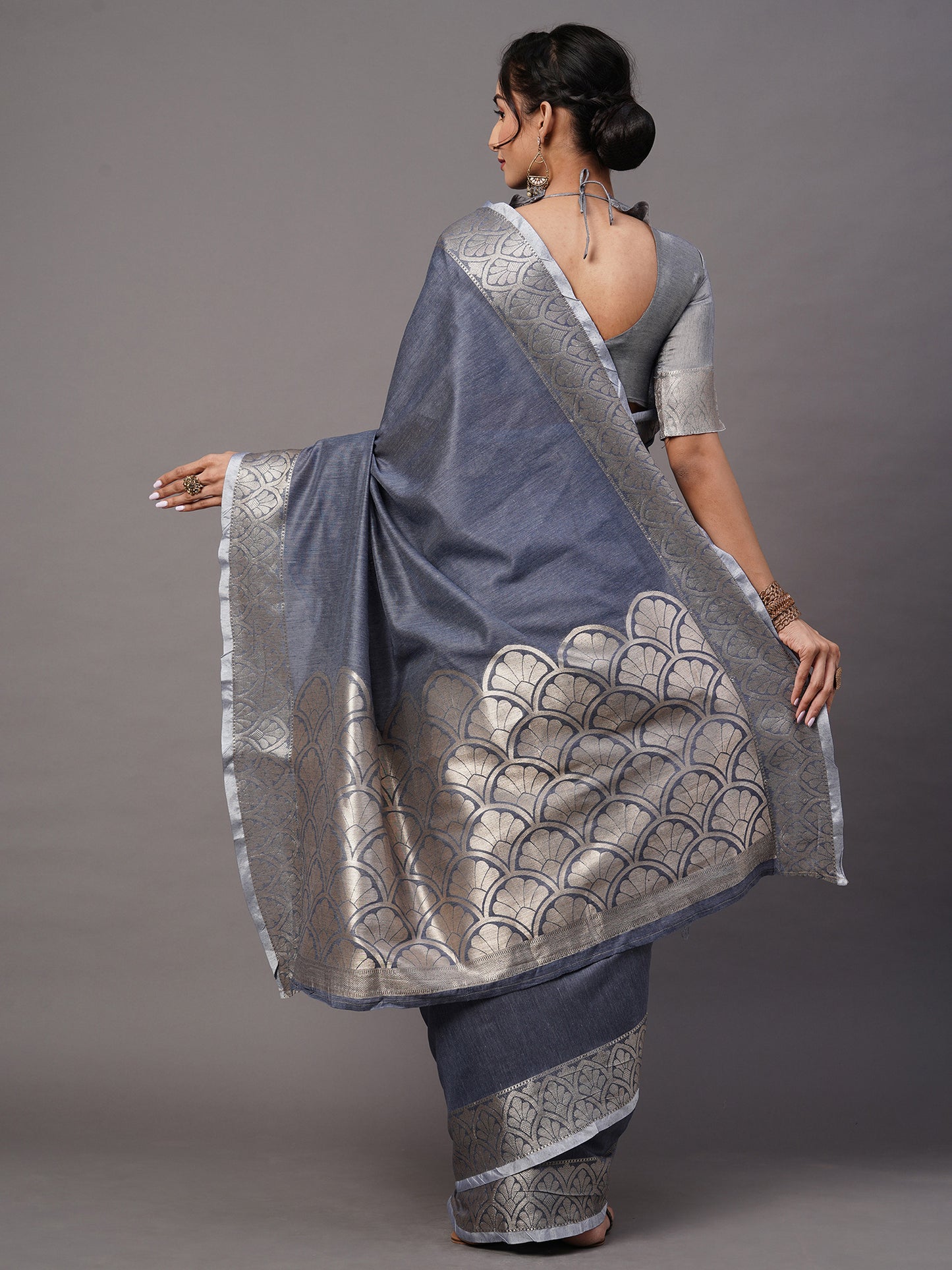 BLUE SIDNAZ VOL-3 SAREE