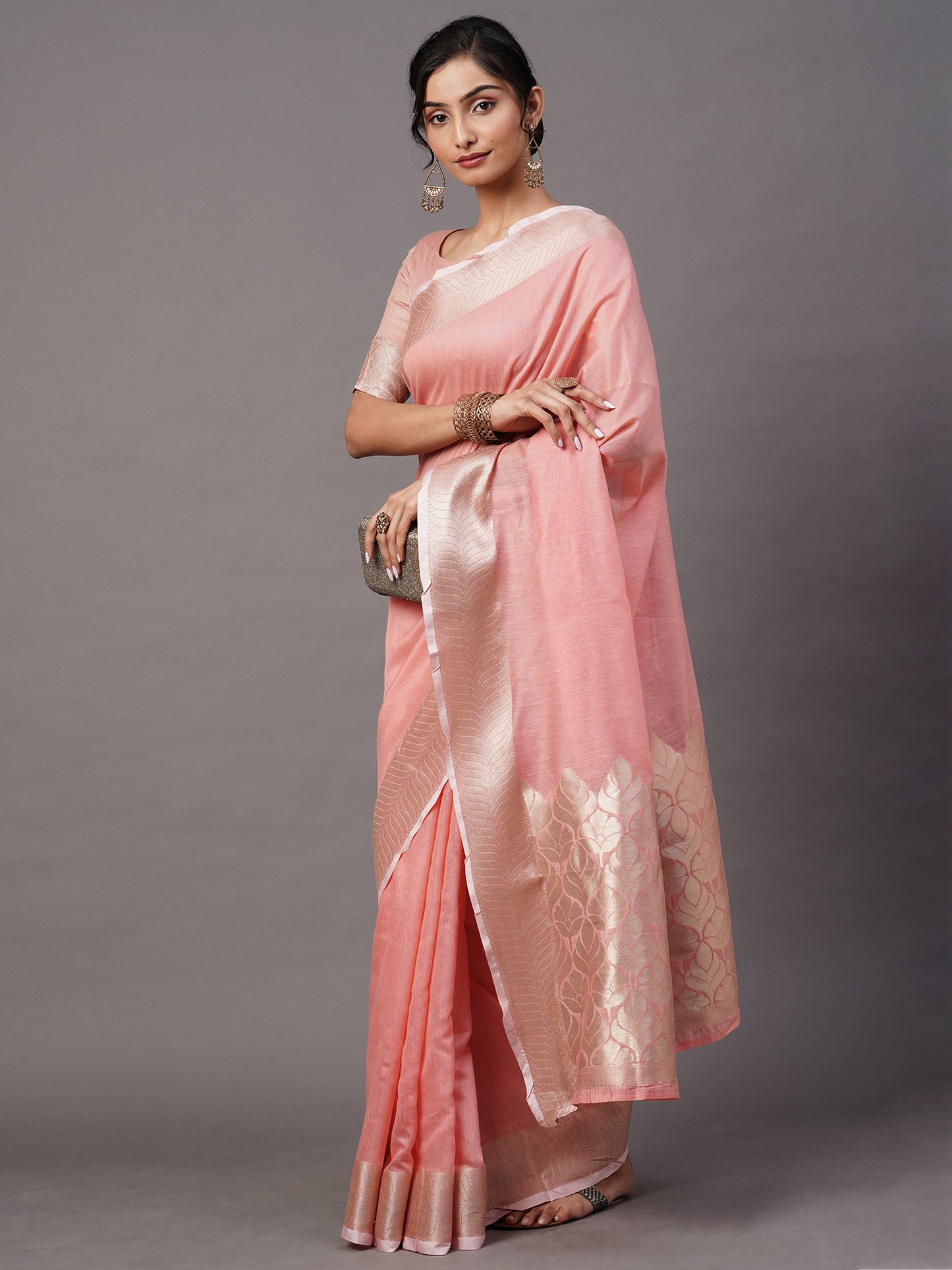 PINK SIDNAZ VOL-4 SAREE