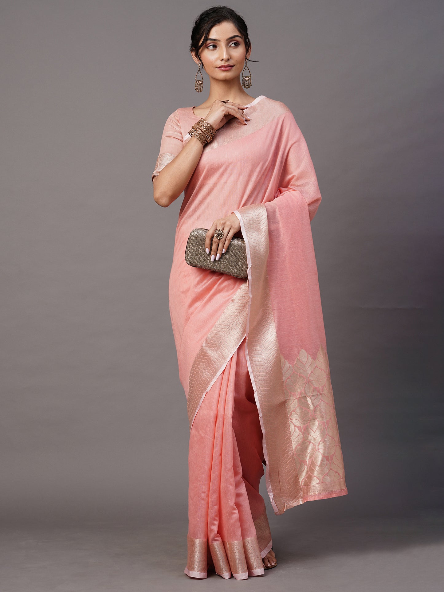 PINK SIDNAZ VOL-4 SAREE