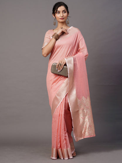 PINK SIDNAZ VOL-4 SAREE