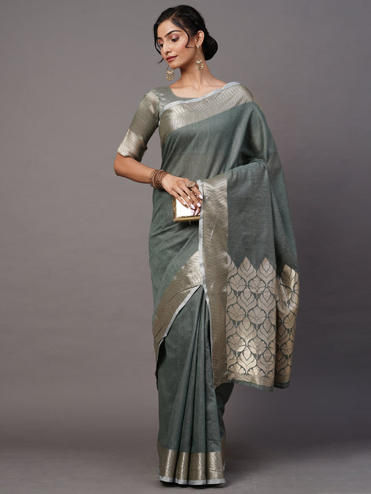 SEA GREEN SIDNAZ VOL-4 SAREE
