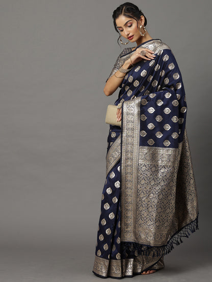 NAVY BLUE VMIKA VOL.4 SILK