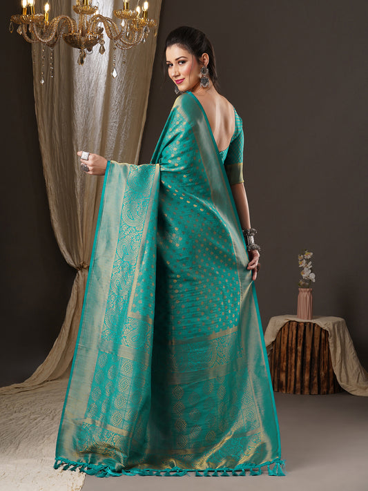 TEAL BLUE ALEKHA VOL.5 GEORGETTE