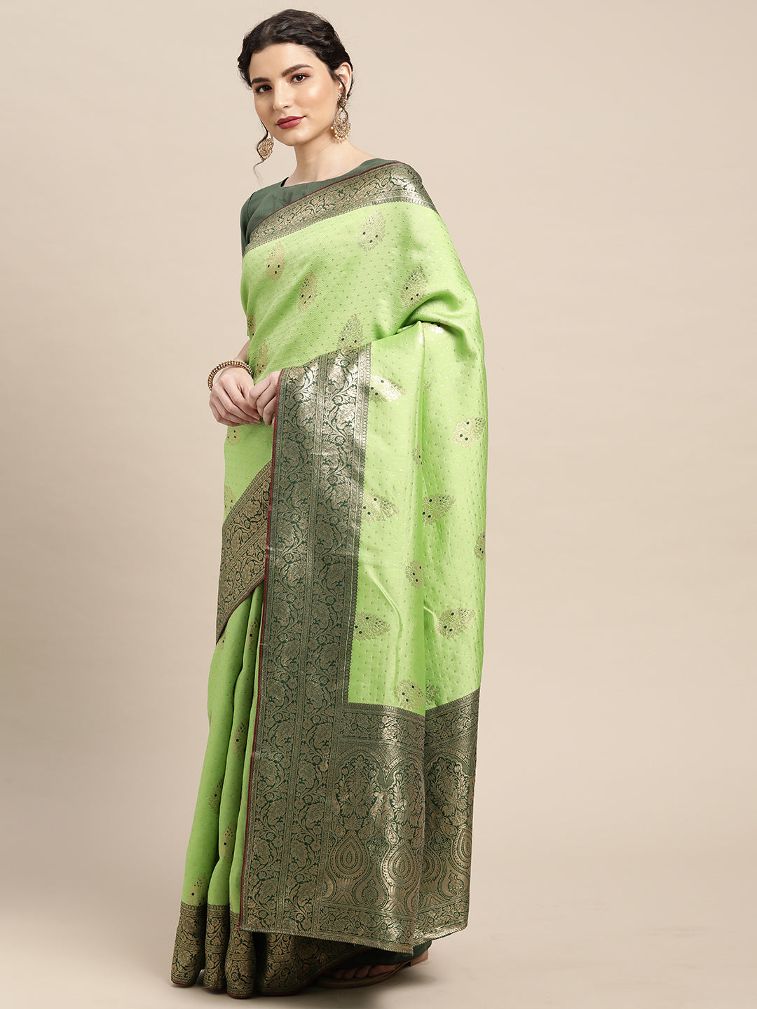 LIGHT GREEN DAVINA VOL.5 SILK