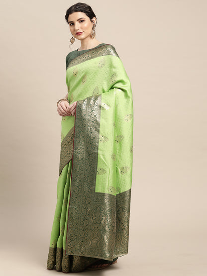 LIGHT GREEN DAVINA VOL.5 SILK
