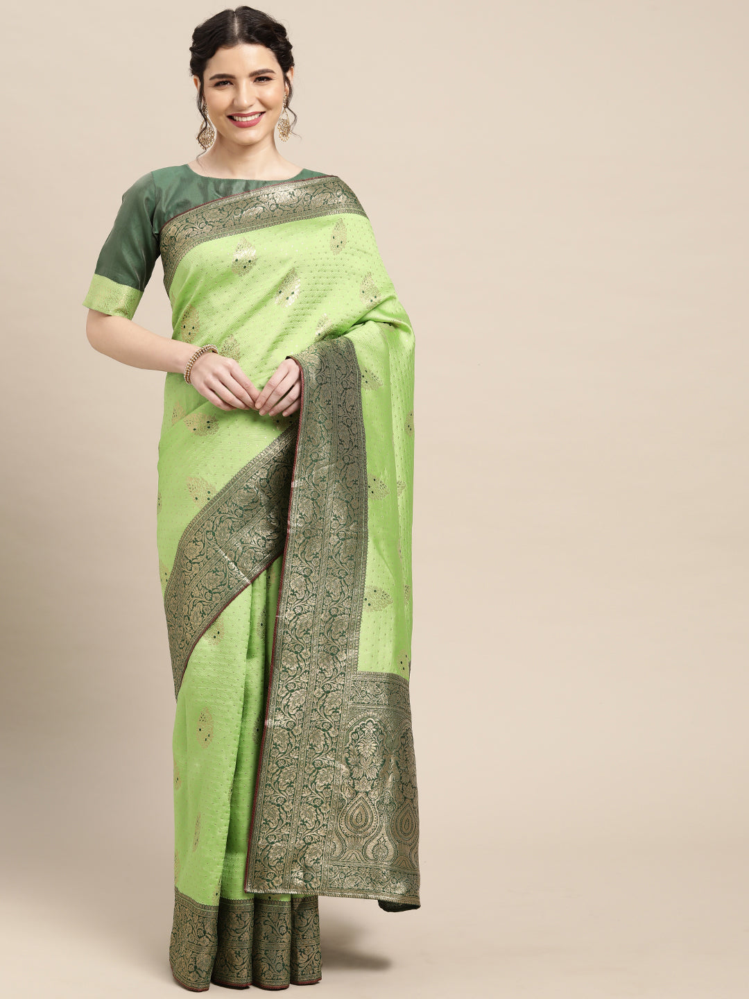 LIGHT GREEN DAVINA VOL.5 SILK