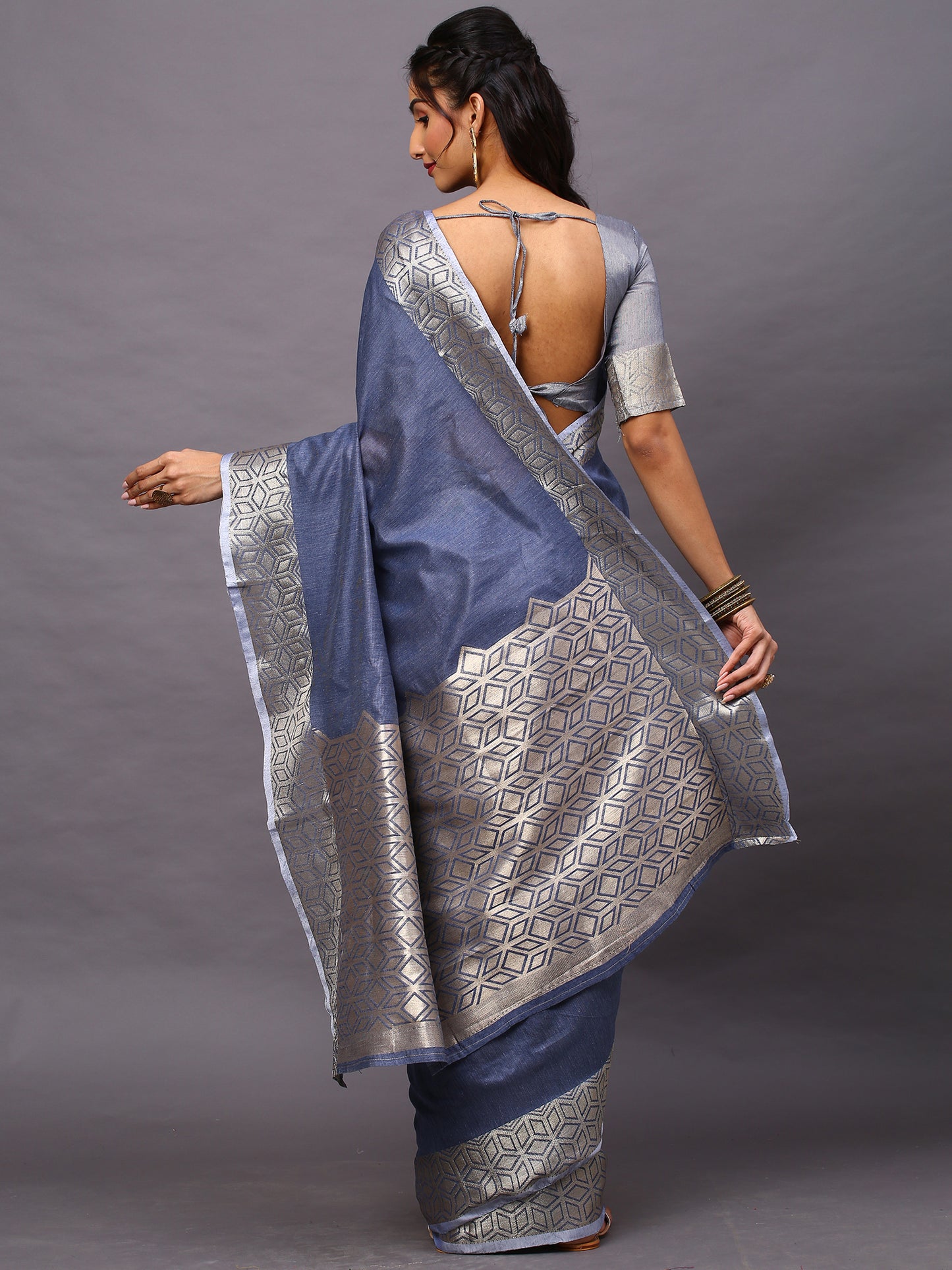 BLUE SIDNAZ VOL-5 SAREE