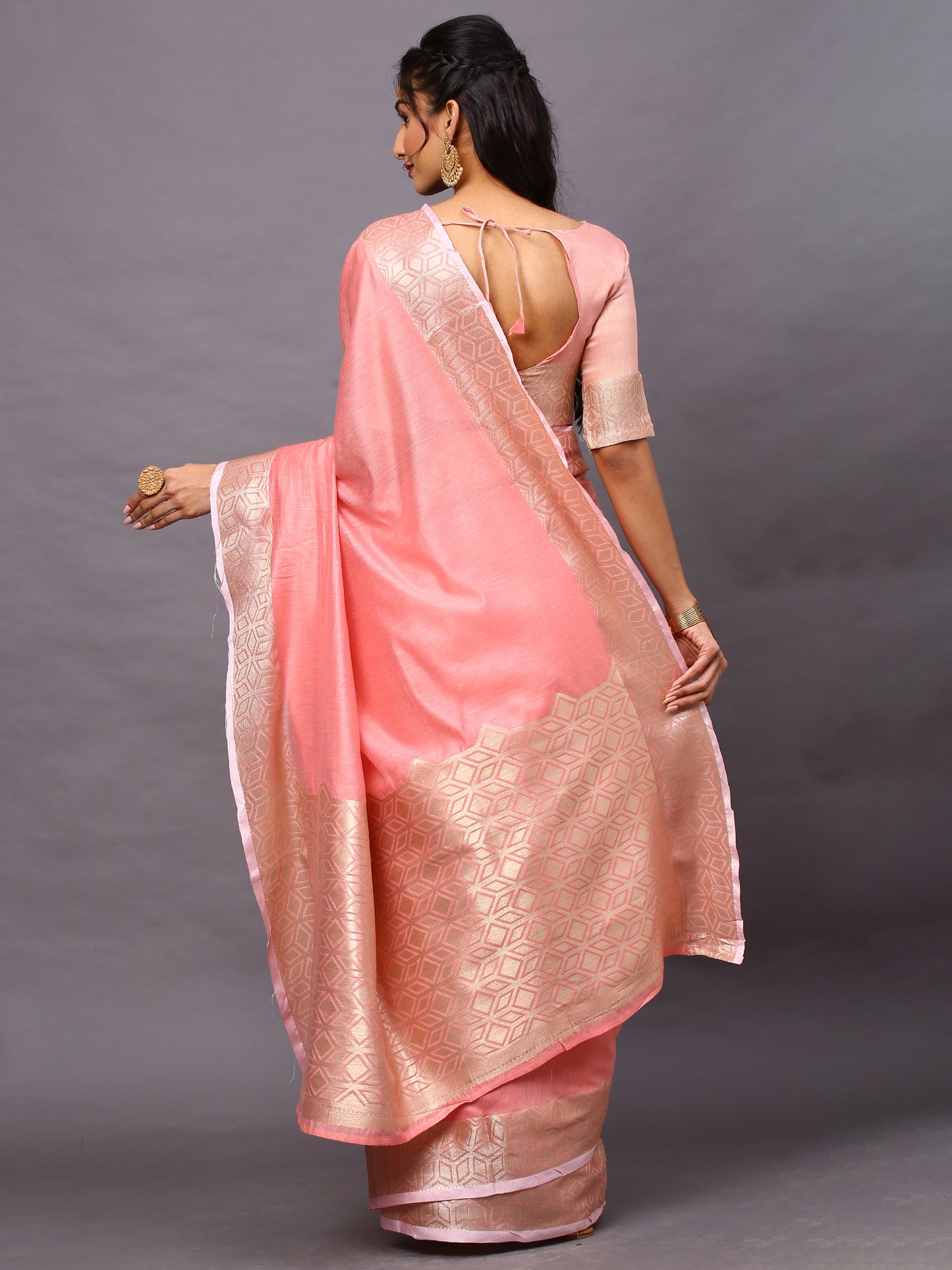 PINK SIDNAZ VOL-5 SAREE