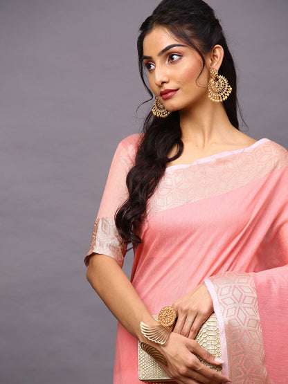 PINK SIDNAZ VOL-5 SAREE
