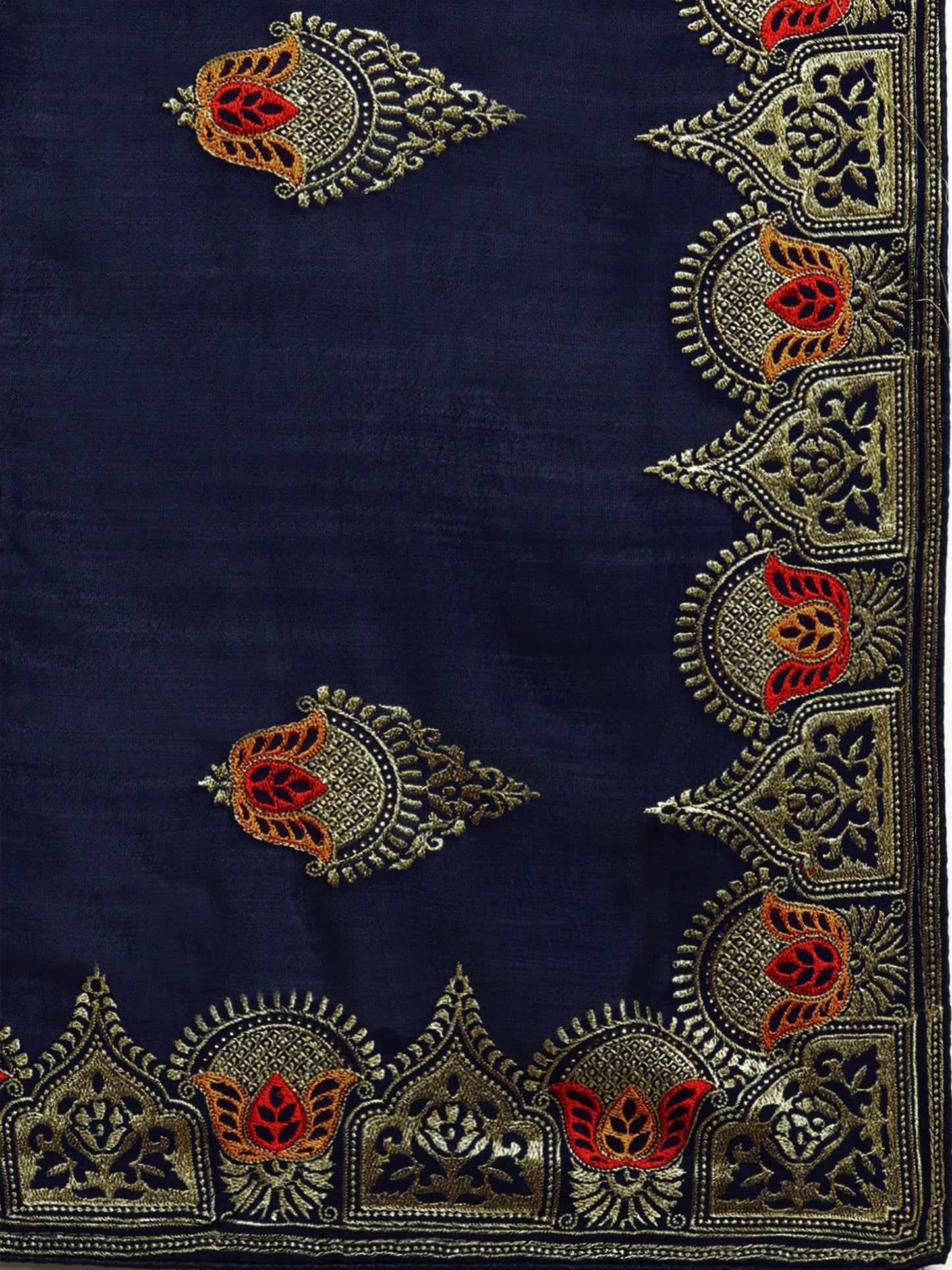 NAVY BLUE SAMEERA VOL.5 SILK