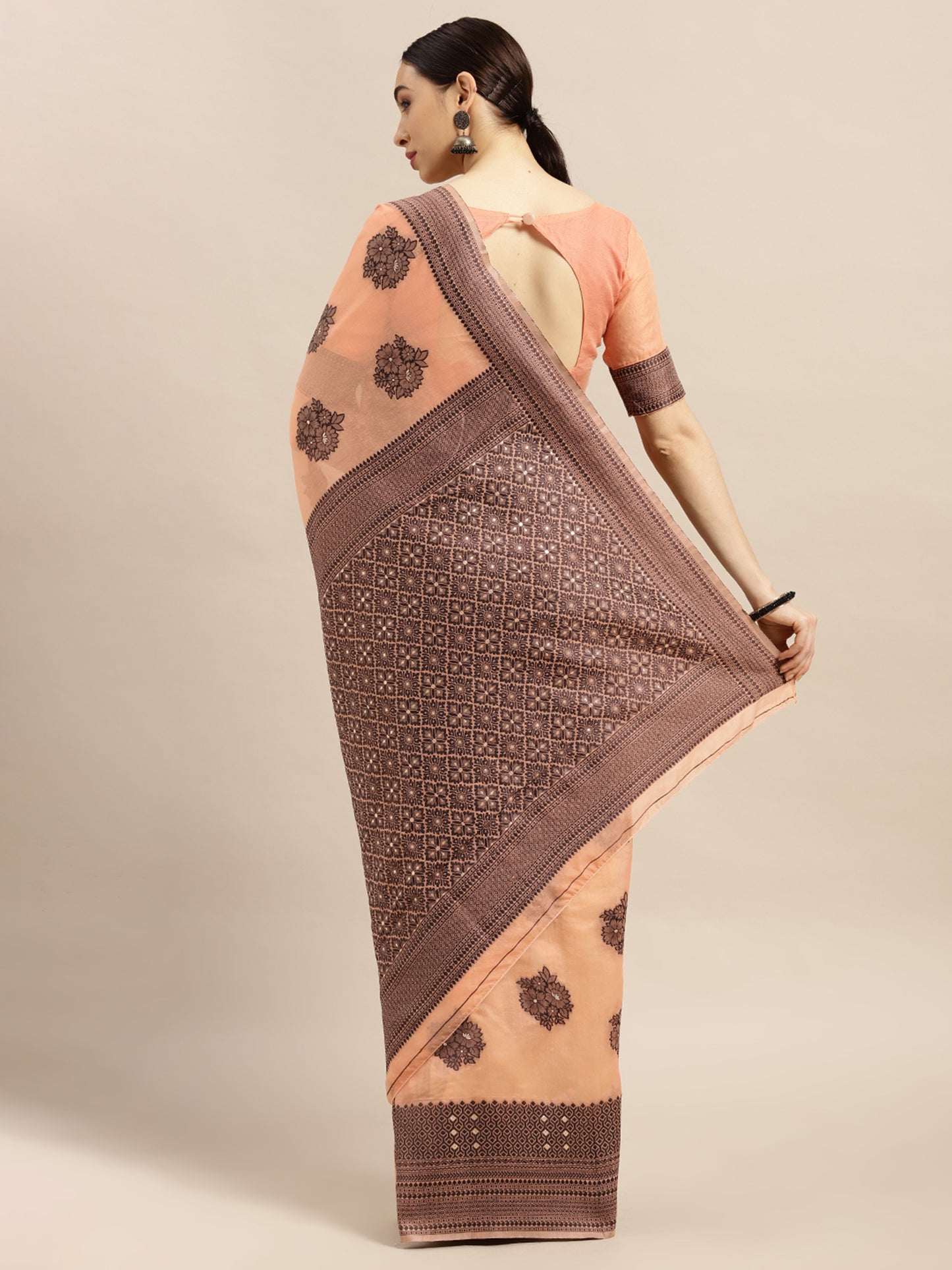 PEACH DIXITA VOL -7 SILK