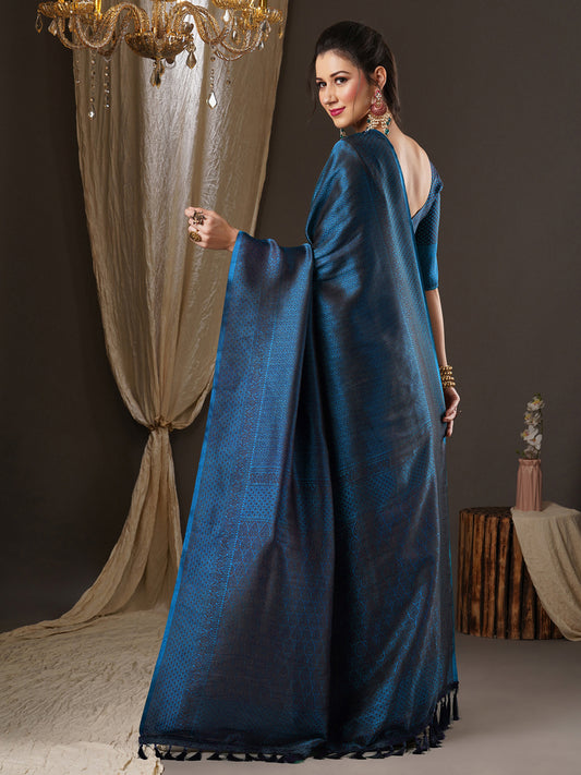 TEAL BLUE ALEKHA VOL.8 GEORGETTE