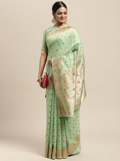 GREEN DIXITA VOL -8 SILK
