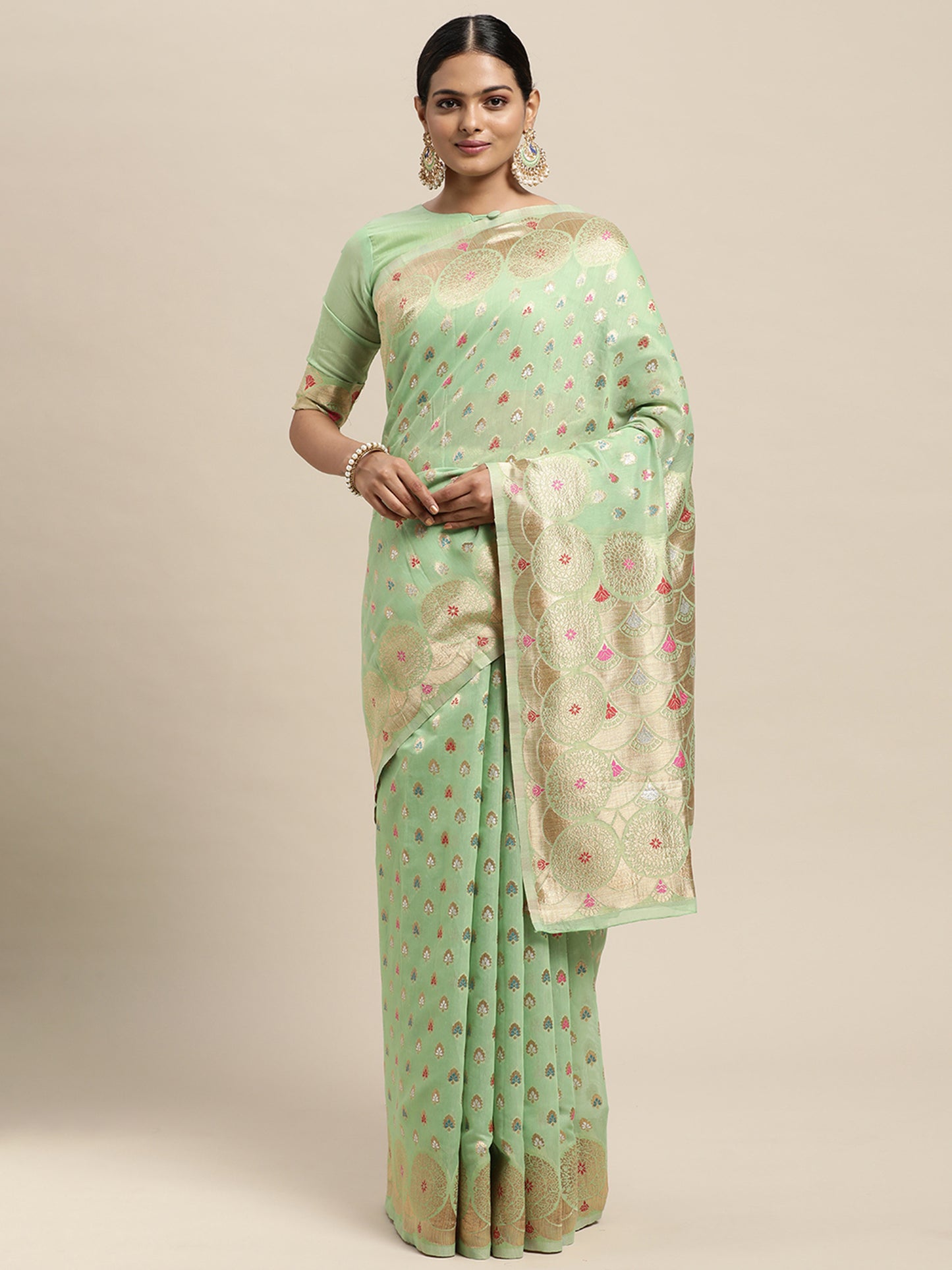 GREEN DIXITA VOL -8 SILK