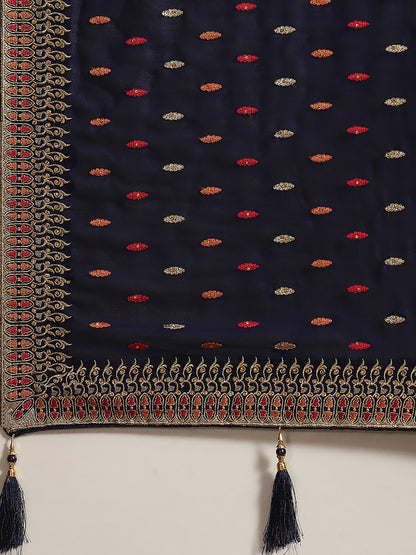 NAVY BLUE ALISHA VOL.4 SILK