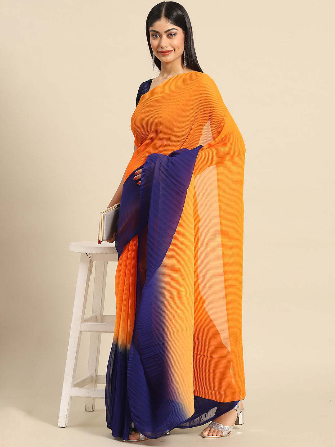 ORANGE OLIVIIA VOL.9 SAREE