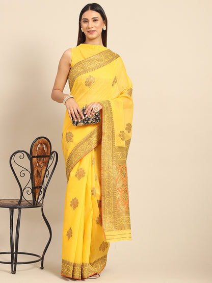 YELLOW MEIRA SILK