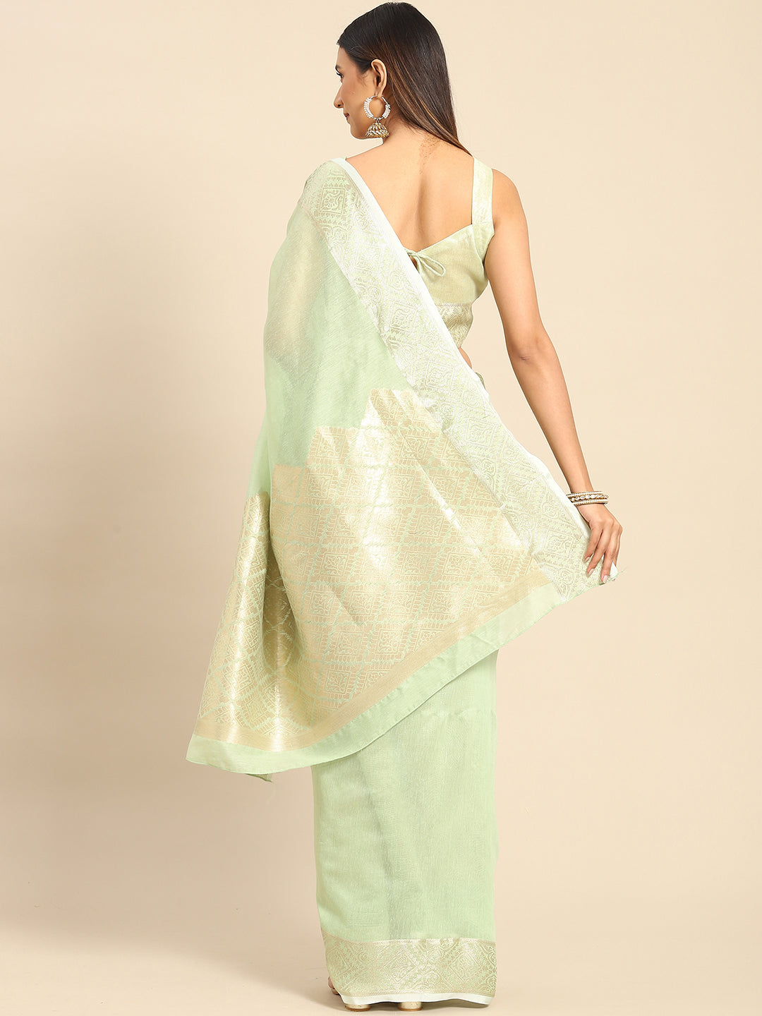 GREEN SIDNAZ SAREE