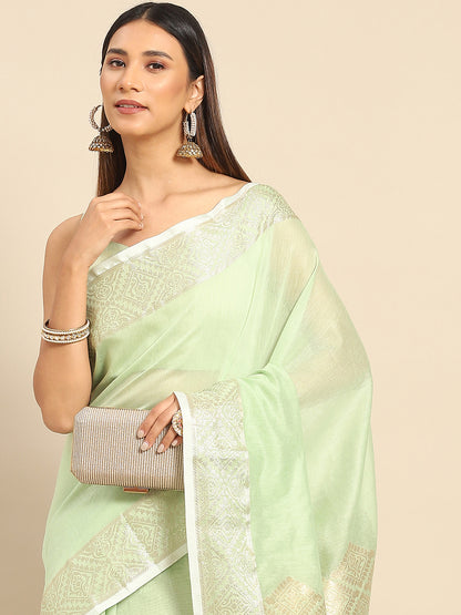 GREEN SIDNAZ SAREE